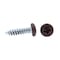 Prime-Line Sheet Metal Screw, S-Tap Pan Head Phil Dr No. 10 X 3/4in Zinc Pl Steel Black Head 25PK 9155235 - alternate 2